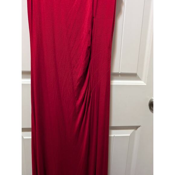 Calvin Klein Red Maxi Slip Dress Sleeveless Casual Stretch Size 10 Spring Summer - Picture 2 of 7